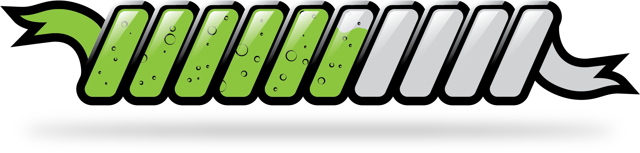 Today I Challenged Myself To Create A Health Bar Using - Mobile Phone (2575x1000), Png Download