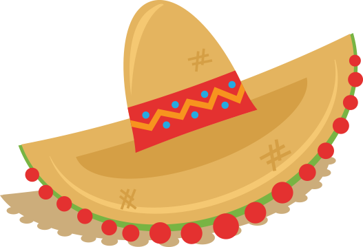 Party Mexican Hat Png (527x359), Png Download