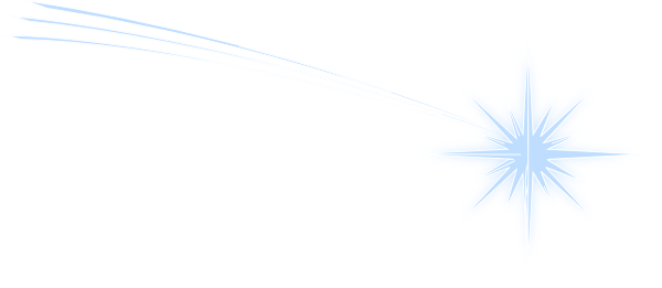 Shooting Stars Png - Tree (600x261), Png Download