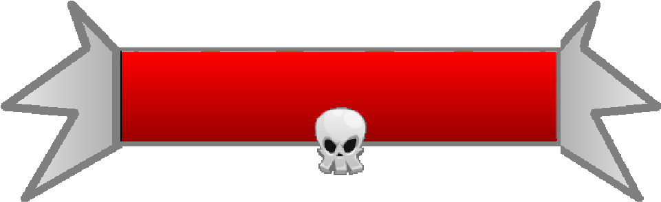 I Want The Health Bar In The Future To Work And Look - Skull (977x395), Png Download
