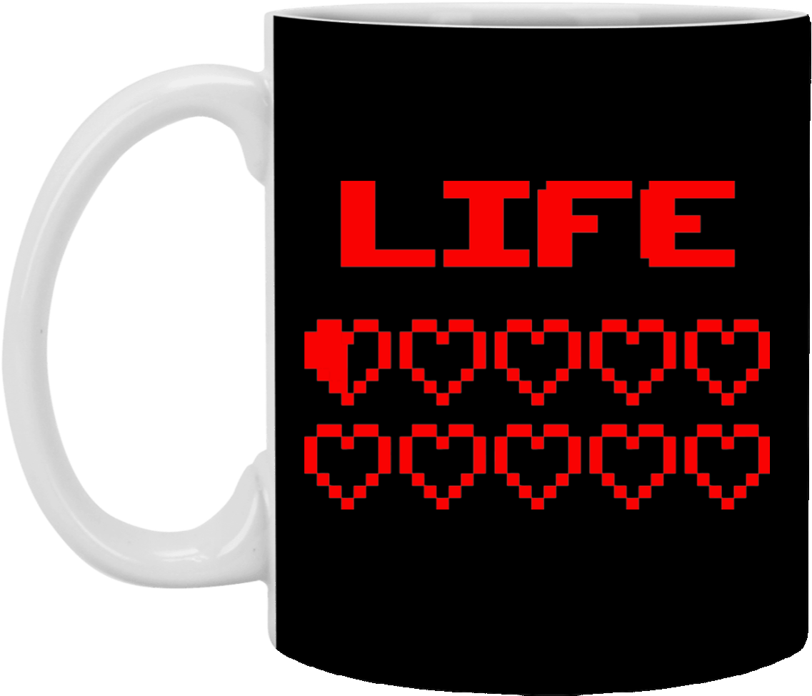 Gaming Life Bar 11 Oz - Future Evil Ex Girlfriend (1155x1155), Png Download