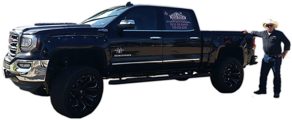 Redneck Roofing Picture Truck - Redneck Roofing (1240x868), Png Download
