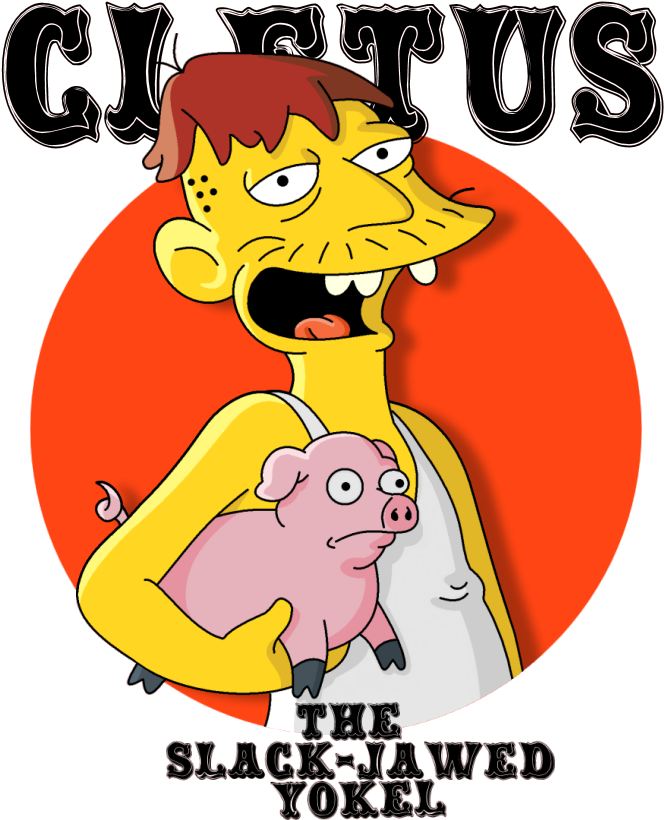 Cartoon Redneck Pictures - Cletus The Slack Jawed Yokel (800x873), Png Download