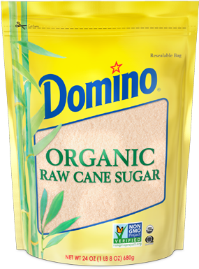 Organic Raw Cane Sugar - Domino Sugar Pure Cane (300x400), Png Download
