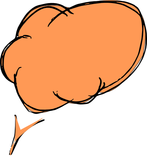 Free Orange Scrap Speech Bubble Png - Colored Speech Bubble Transparent Background (474x505), Png Download