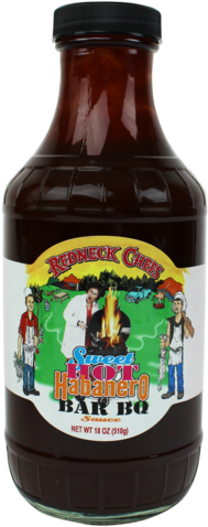 Redneck Chefs Sweet Hot Habanero Bbq Sauce - Barbecue Sauce (480x480), Png Download