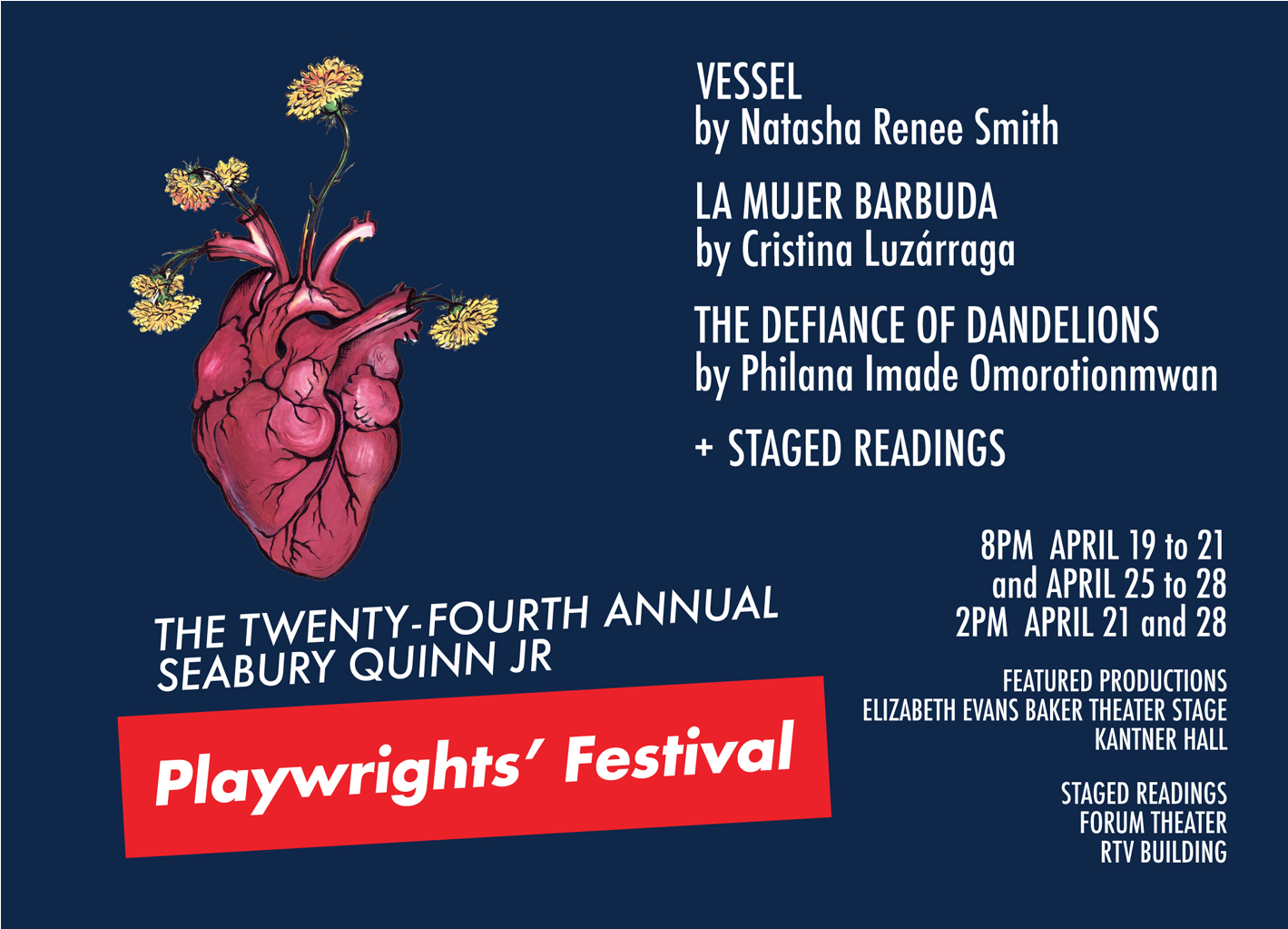 Interview With 3rd Year Mfa Philana Imade Omorotionmwan - Texas Playwrights Festival (1820x1022), Png Download