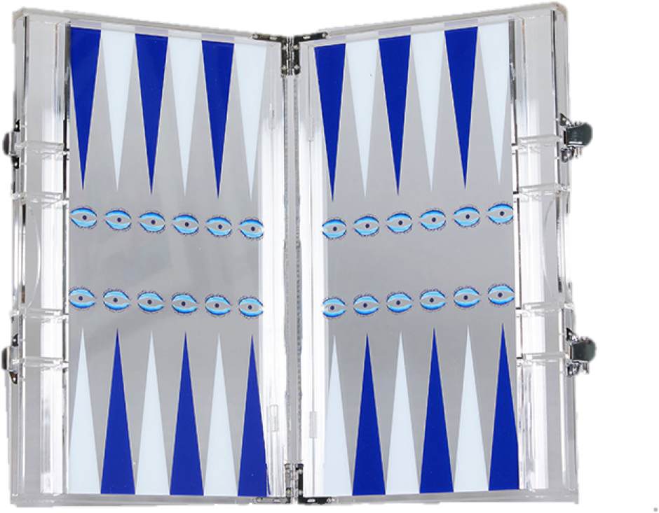 Evil Eye Backgammon Set - Backgammon (1500x1001), Png Download