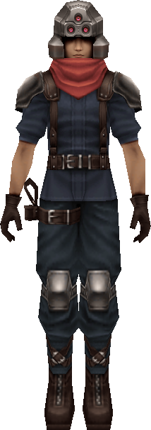 Infantry Ccvii Redneck - Final Fantasy (214x607), Png Download