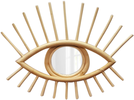 Evil Eye Natural Mirrors - Circle (480x480), Png Download