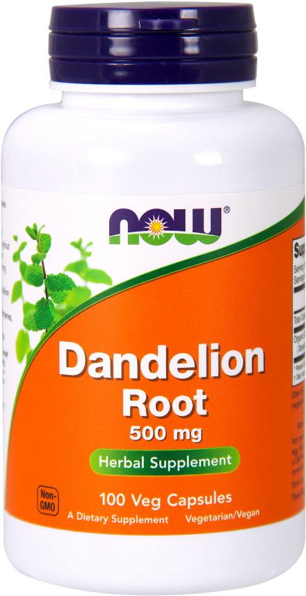 Dandelion Root 500 Mg Capsules - Now Foods Dandelion Root 500 Mg 100 Veg Caps (468x880), Png Download