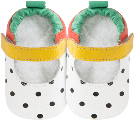 Yellow Ribbon - Polka Dot (480x470), Png Download