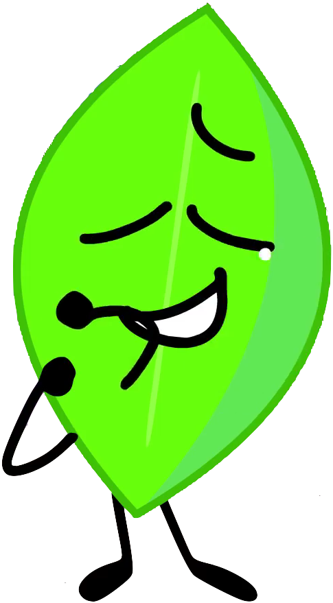 Leafy Crying - Bfdi Leafy Object (485x879), Png Download
