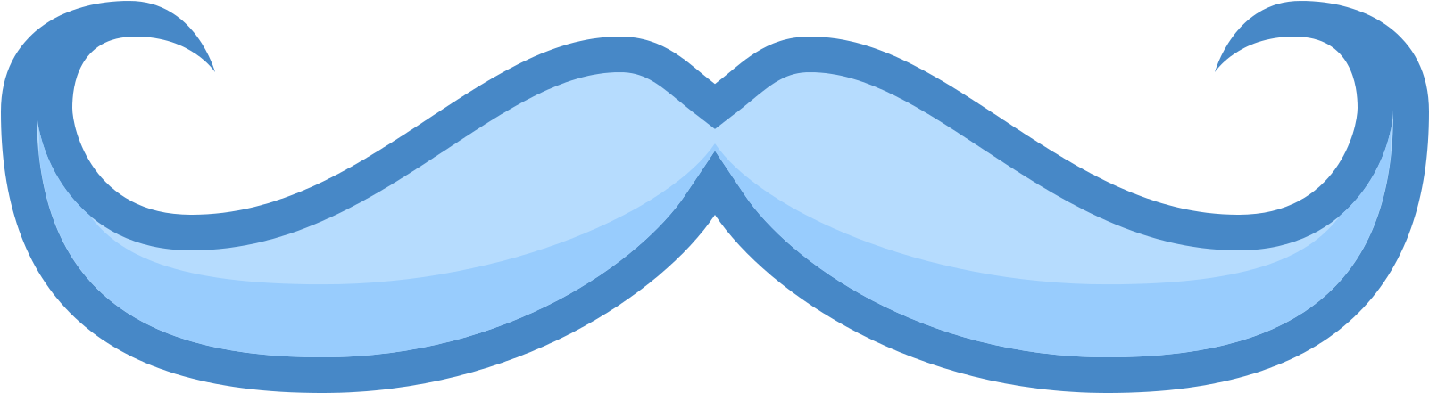 Handlebar Mustache Png Download - Icons8 (1600x1600), Png Download