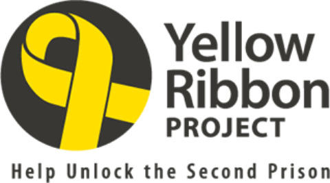 Yellow Ribbon Prison Run - Yellow Ribbon Project Logo (480x267), Png Download