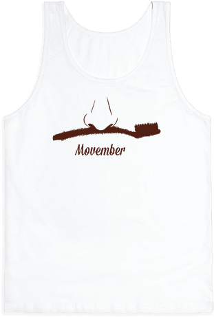 Toothbrush Mustache Tank Top - Little Bit Dramatic Top (484x484), Png Download
