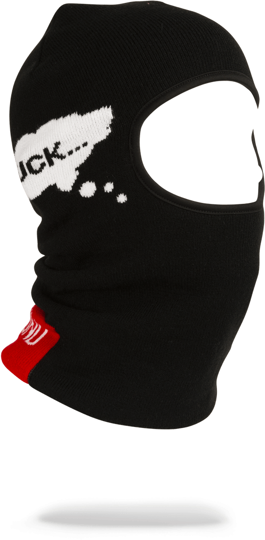 Thoughts Ski Mask - Balaclava (900x1148), Png Download