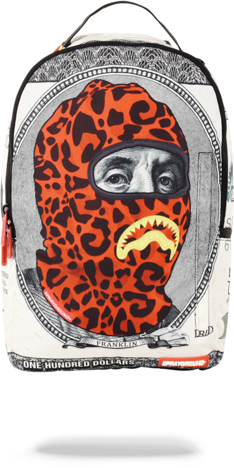 Ski Mask Hunnid - Sprayground Ski Mask Bookbag (802x1023), Png Download
