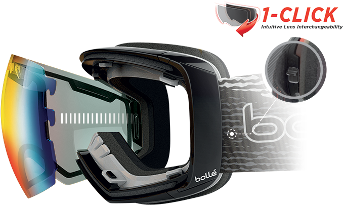 Easily Replace The Lens And Ride As Though Nothing - Bolle Virtuose (760x468), Png Download