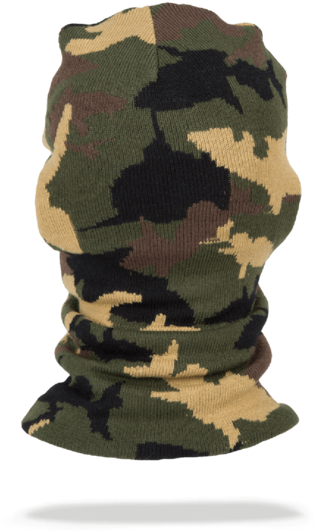 Shark Camo Shark Mouth Ski Mask (470x600), Png Download