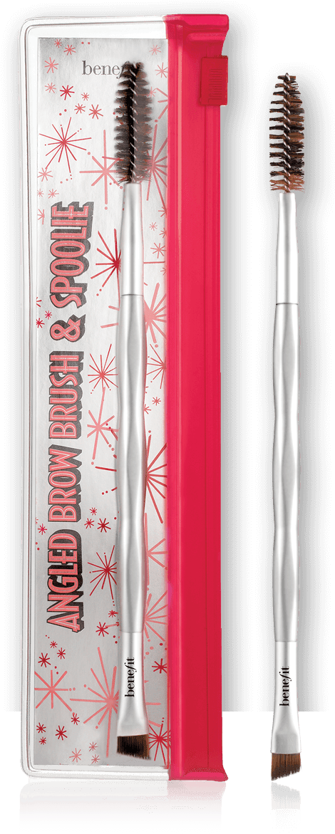 Pincel Biselado Y Cepillo Para Las Cejas - Benefit Angled Brow Brush And Spoolie (1220x1380), Png Download
