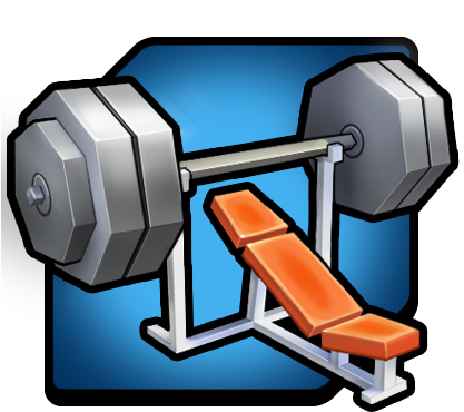 Mar Action Lift Weights@4x (416x416), Png Download