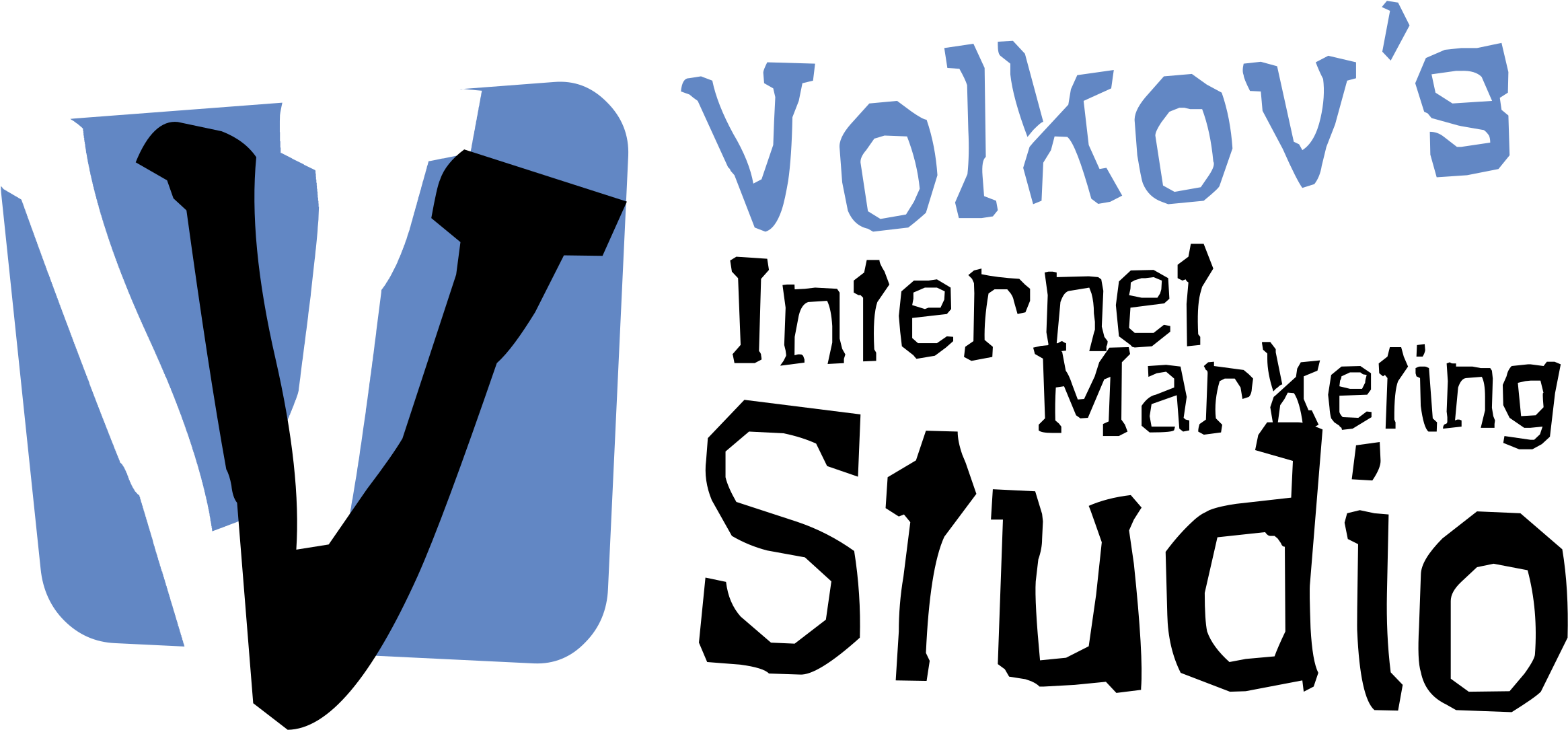 Volkov's Internet Marketing Studio Logo Png Transparent - Calligraphy (2400x2400), Png Download