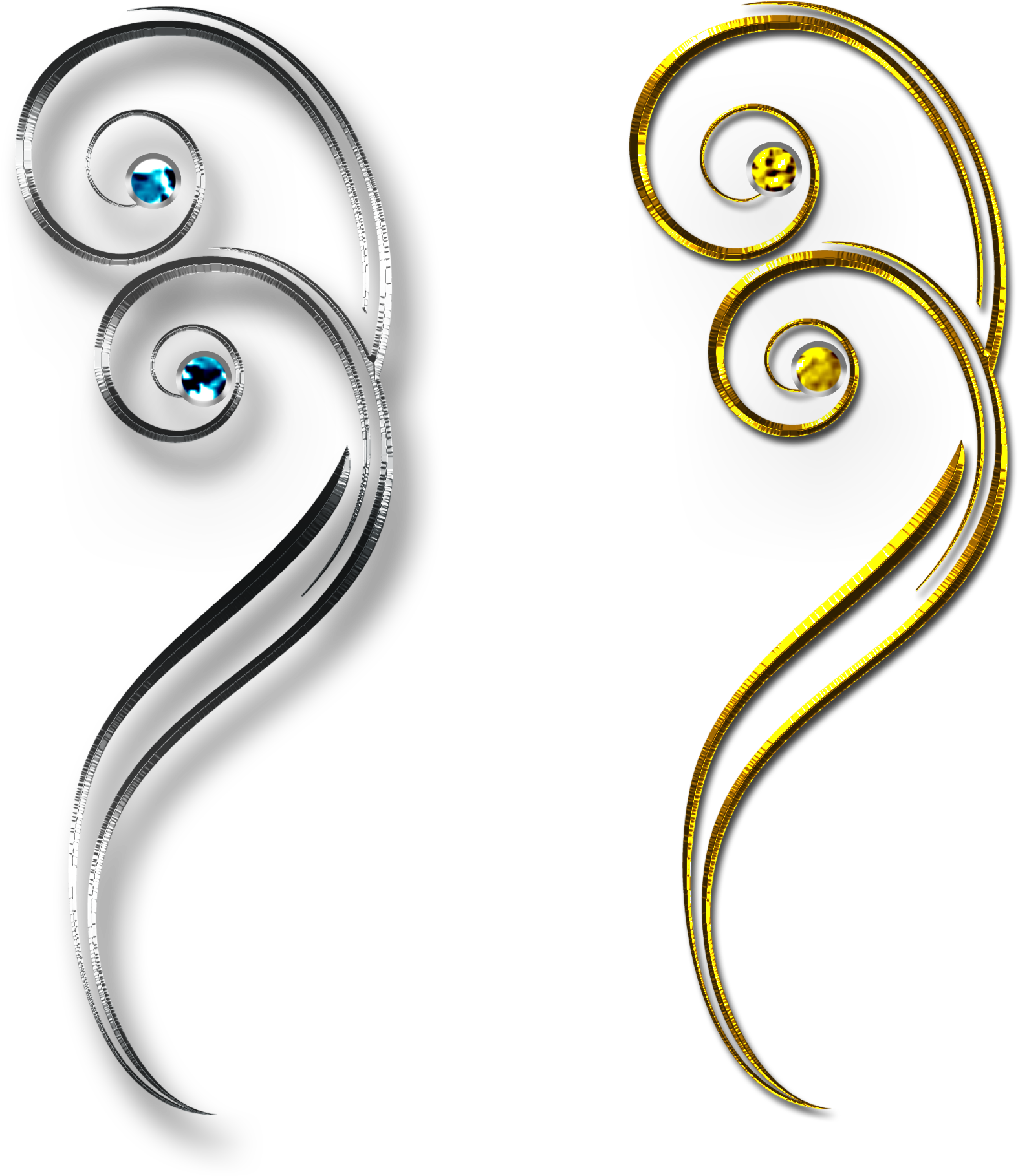 Flowers From My Garden - Silver Decor Png (2000x2000), Png Download