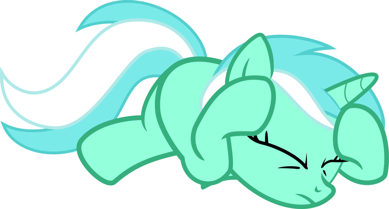 Jaaryx13, Blank Flank, Covering, Eyes Closed, Lyra - Mlp Lyra Sleeping (1280x689), Png Download
