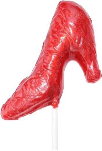 Ruby Slippers Crispy Treat Pop - Basic Pump (378x552), Png Download
