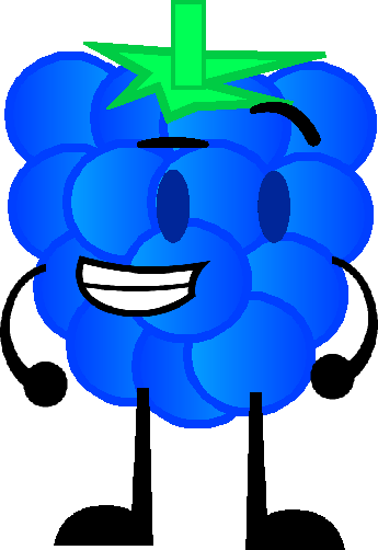 Blue Raspberry Fr - Blue Raspberry Free Art Clip (345x502), Png Download