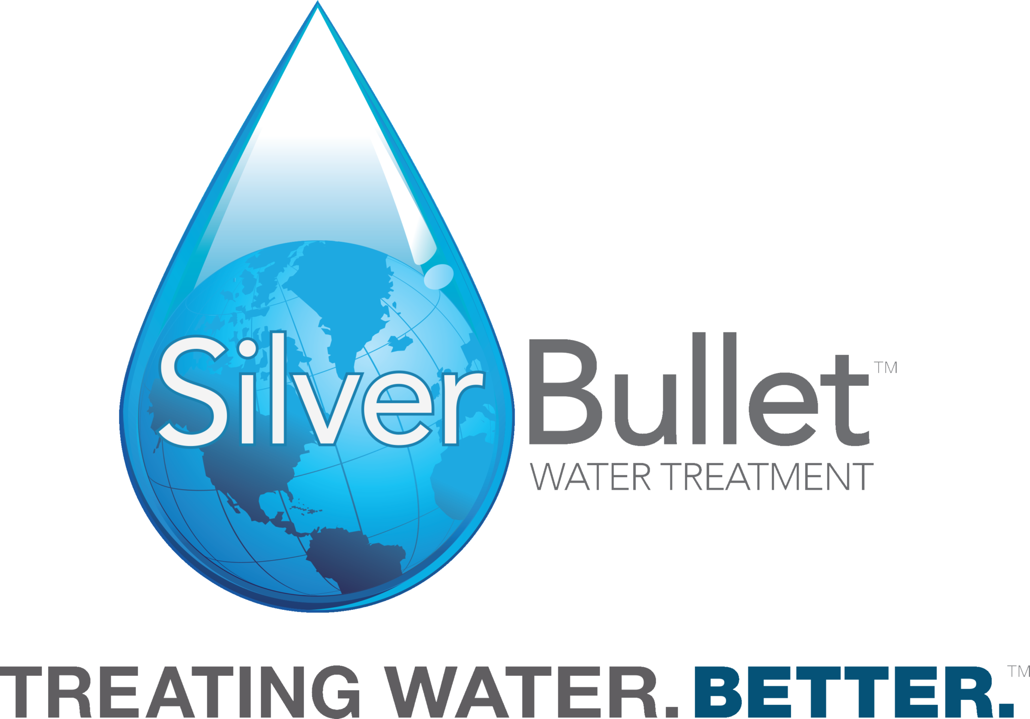 Silver Bulletlogo Transparent Background - Silver Bullet Water Treatment (2048x1430), Png Download