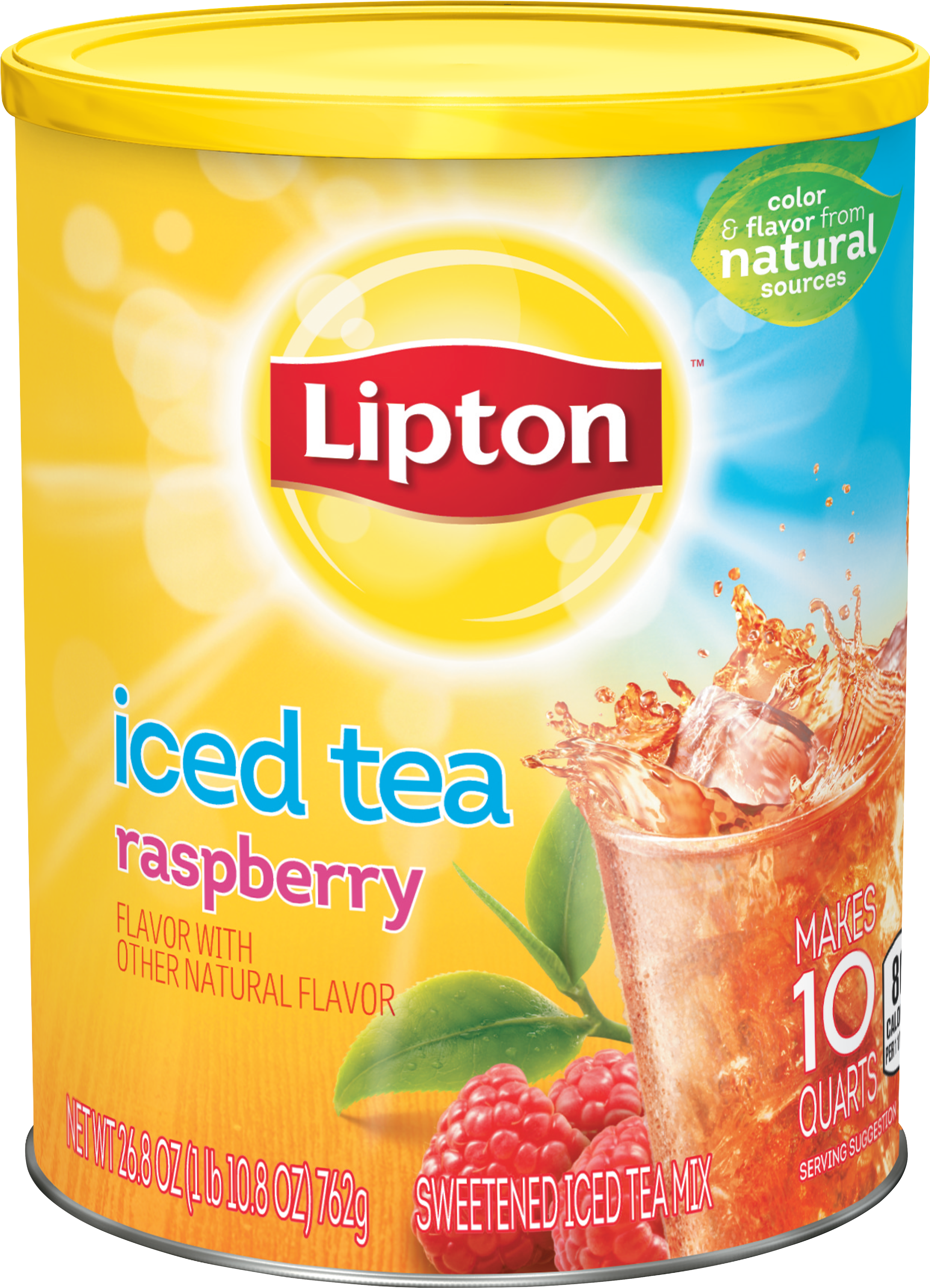 Lipton Ice Tea Raspberry (5000x5000), Png Download