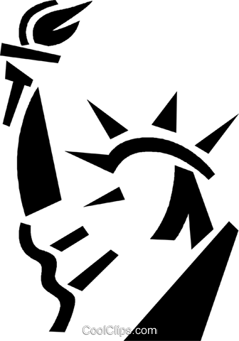 Liberty Clipart Clear - Clip Art Statue Of Liberty No Background (336x480), Png Download