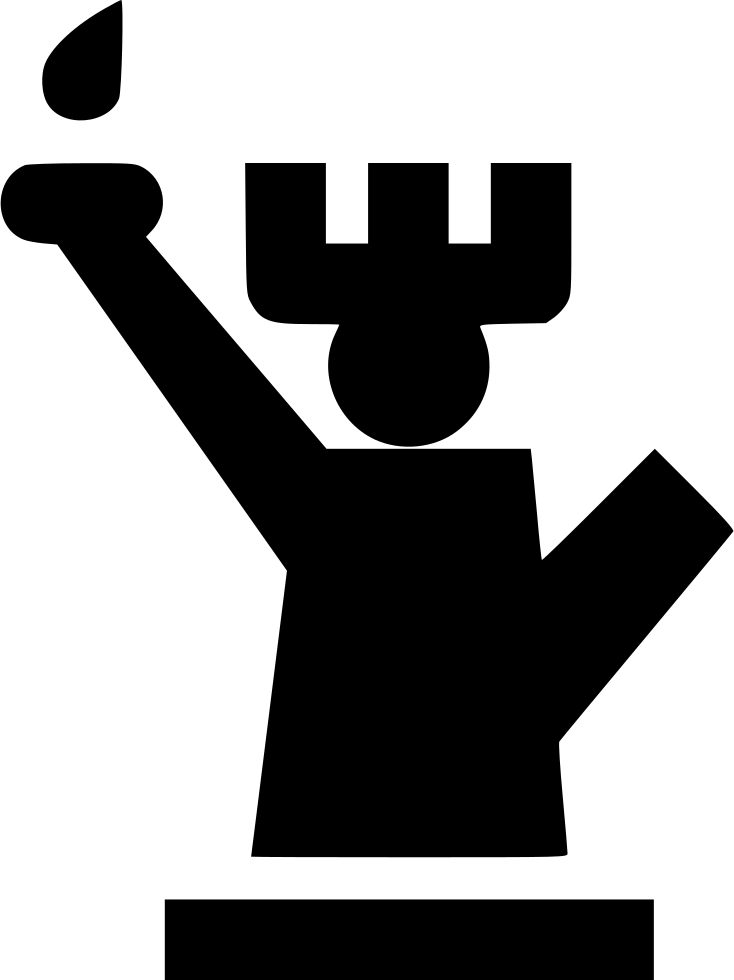 Statue Of Liberty (734x980), Png Download