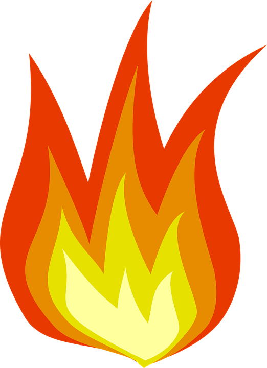 Clip Arts Related To - Flames Clip Art (432x596), Png Download