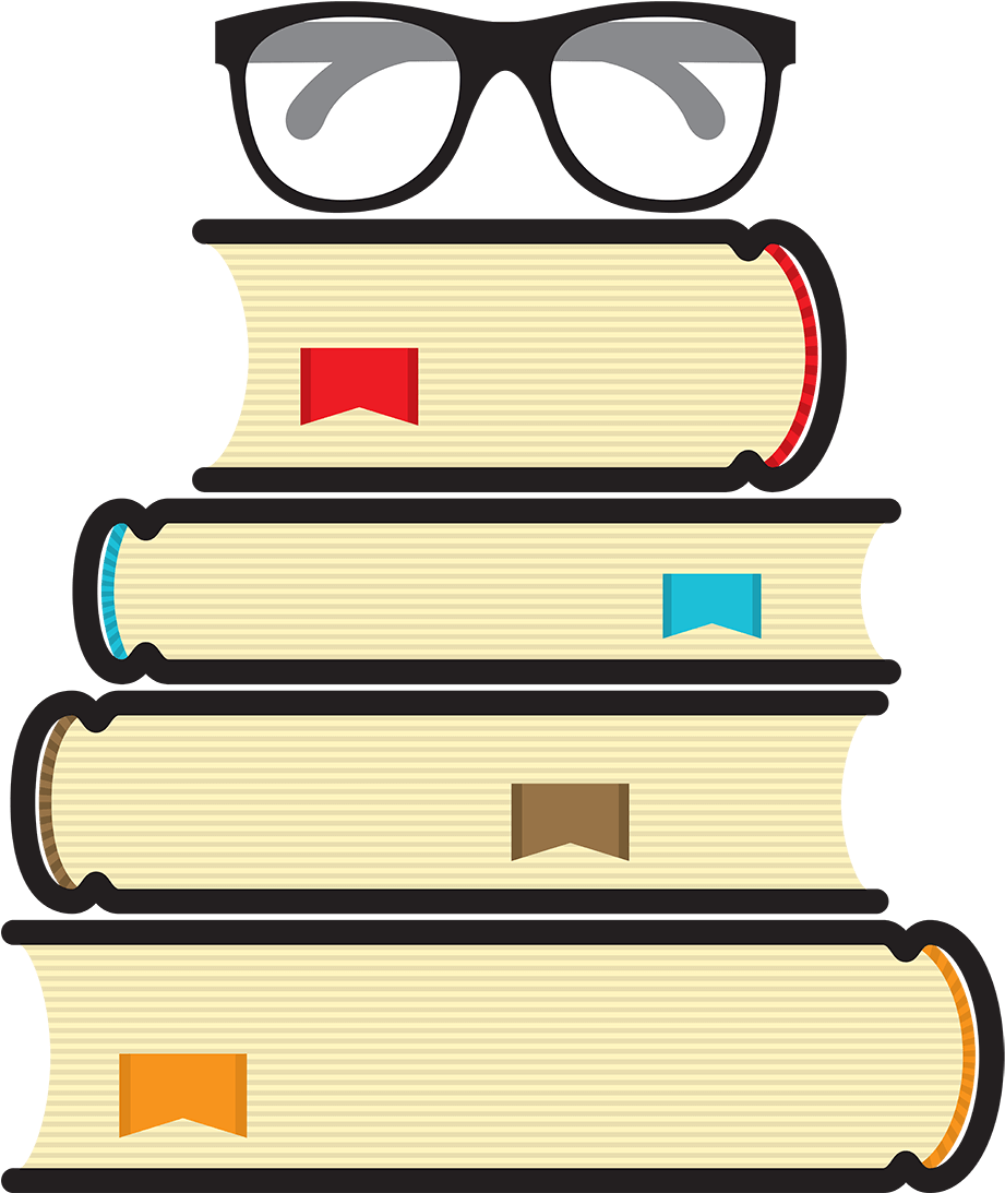 Book Reviews - Books With Glasses Png (1400x1092), Png Download