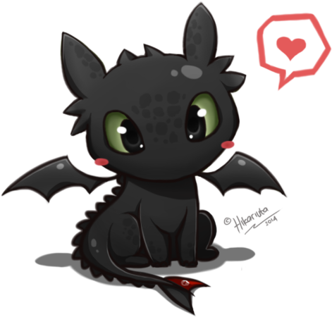 Chibi Httyd Pinterest And Dragons - Dragon Kawaii (500x500), Png Download