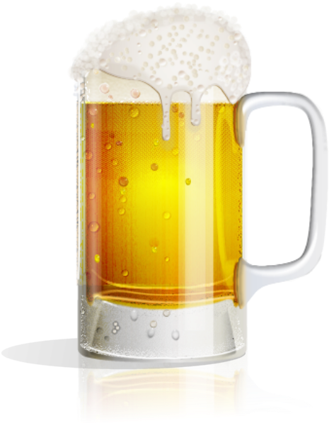 Wxem1d7 - Beer Glass (598x598), Png Download