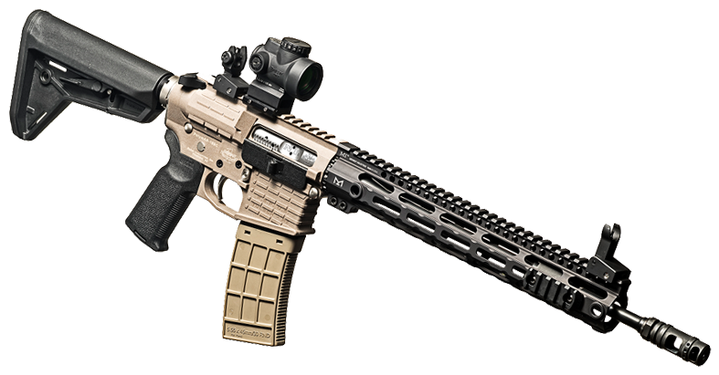 The Polymar-15sc Sentinel Concepts Carbine - Midwest Industries 12 G3 (800x434), Png Download