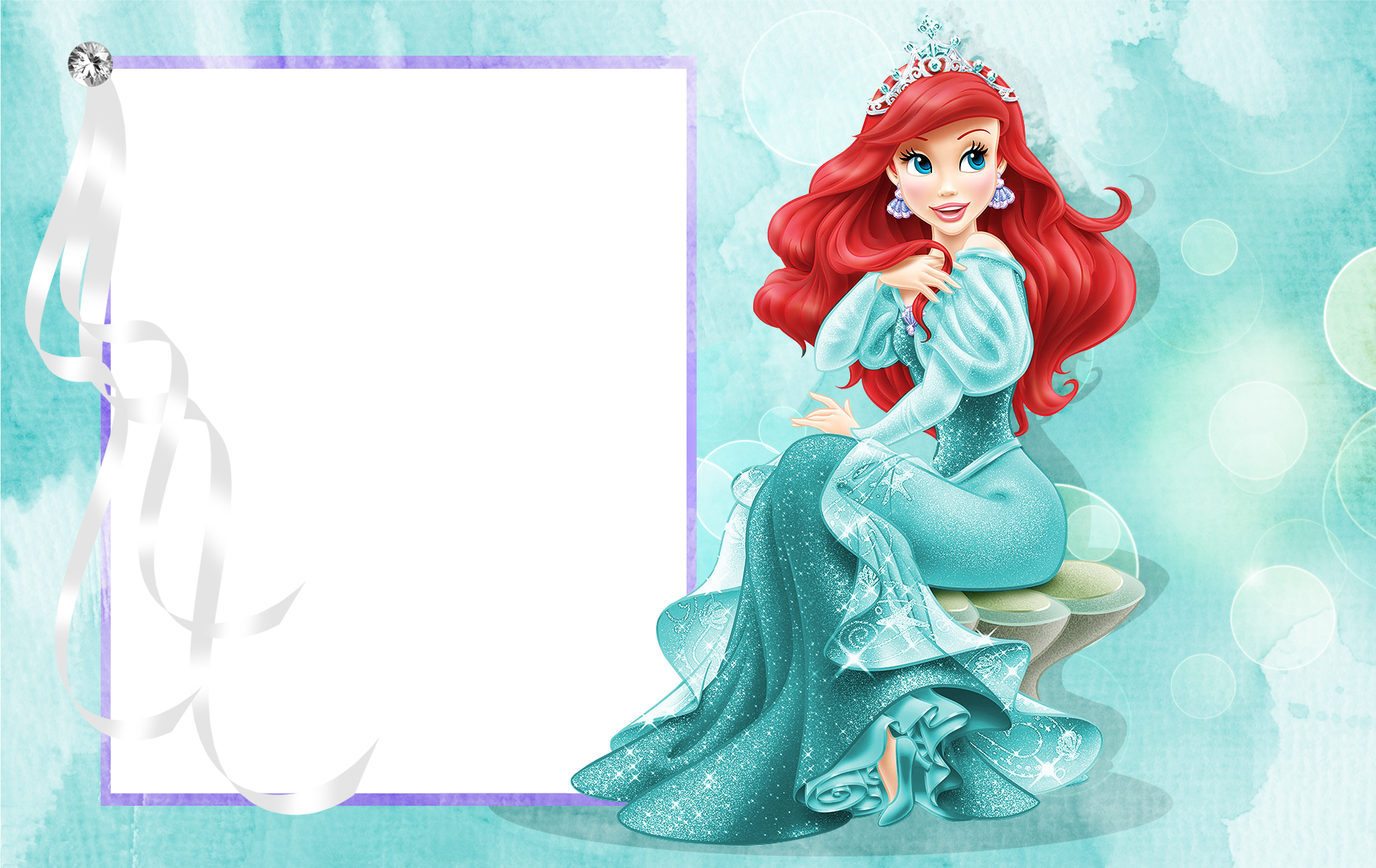 Ariel Little Mermaid (1900x1200), Png Download