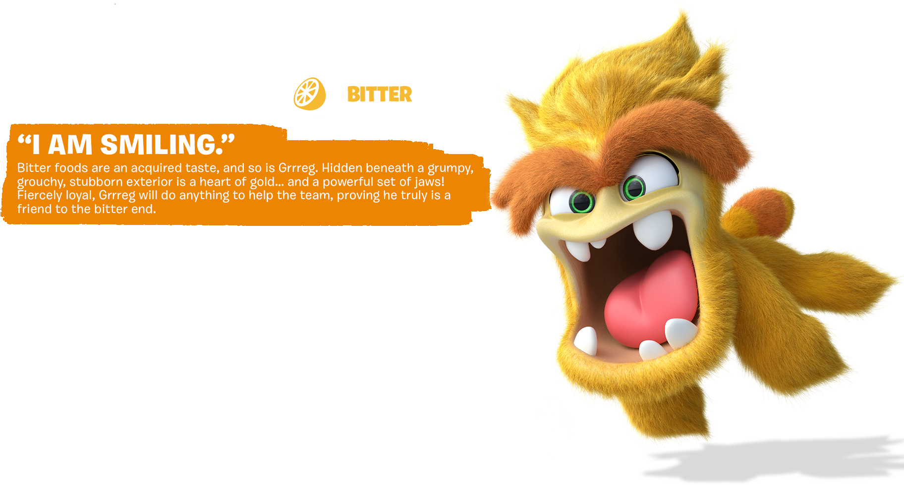 Tastebuds - Grrreg - Character - " - Cartoon (1920x1040), Png Download