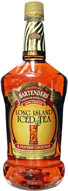 Bartenders Long Island Iced Tea - Original Bartenders Long Island Iced Tea (450x800), Png Download