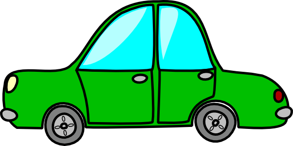 Green Toy Car Clipart Free Clip Art Beauteous Vector - Non Living Things Cartoon (600x299), Png Download