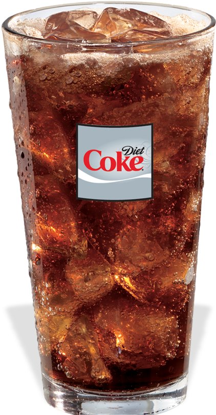 Glass Of Diet Coke (901x810), Png Download