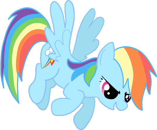 Xrainbowsugar, Rainbow Dash, Safe, Simple Background, - Rainbow Dash Pony Enojada (538x444), Png Download