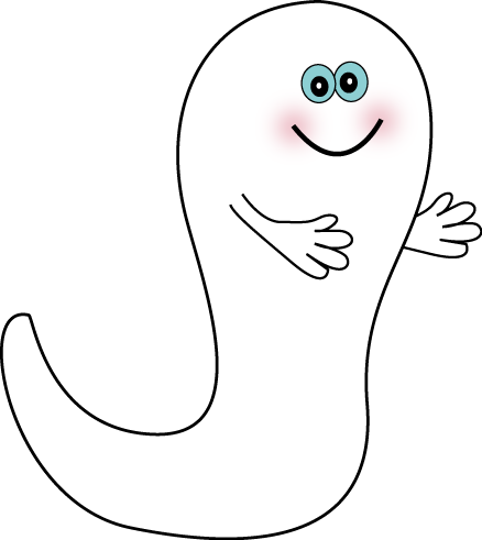 Cute Ghost - Ghost My Cute Graphics (438x491), Png Download