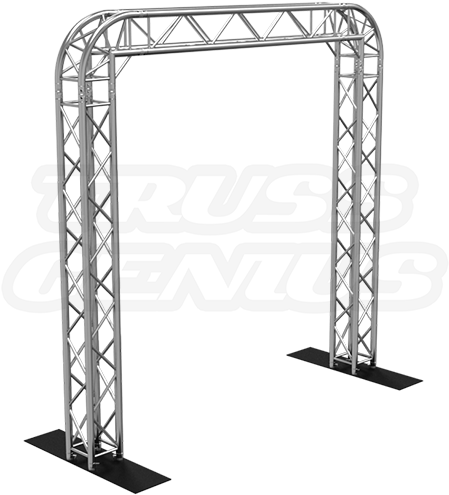 Goal Post F34 Square Truss System With Rounded Corners - Global Truss F24 (500x500), Png Download