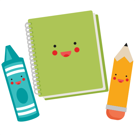 Discover Ideas About School Clipart - Kawaii School Supplies Clipart (432x432), Png Download