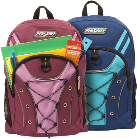 Backpacks And School Supplies Transparent (464x464), Png Download